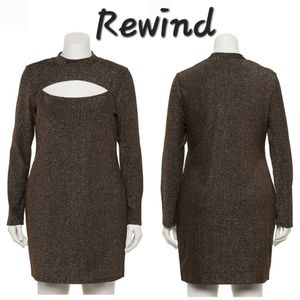 👀50% OFF👗 NWT‼️ Rewind brand Juniors Plus Size Bodycon Dress